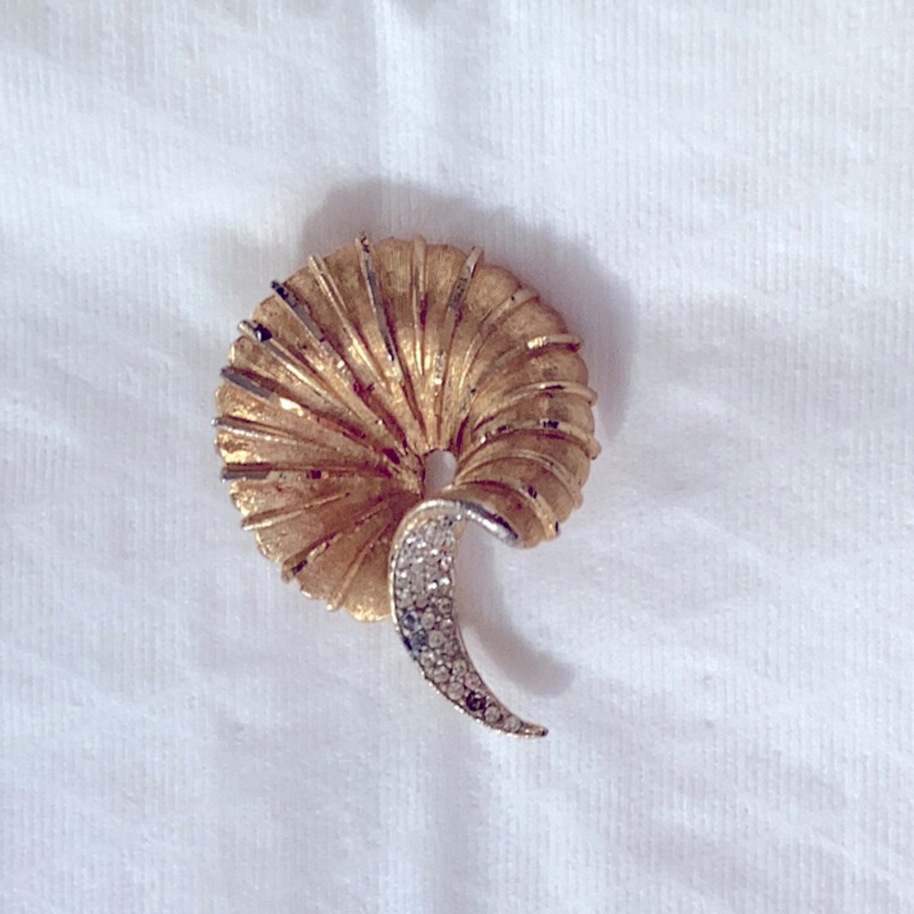 Signed BSK brooch